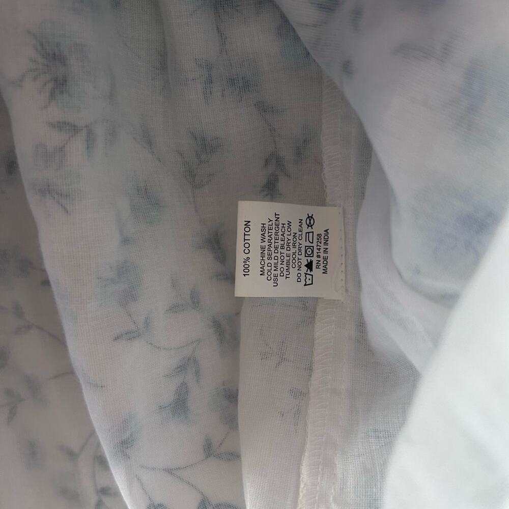 Simply Southern - NWT Blue & White Floral Mini Dress Size Medium - Picture 12 of 12